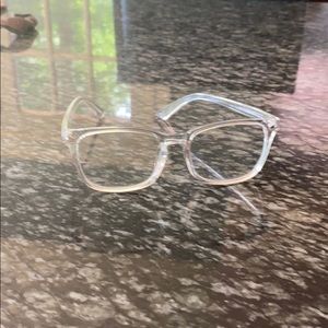 Cute clear blue light glasses